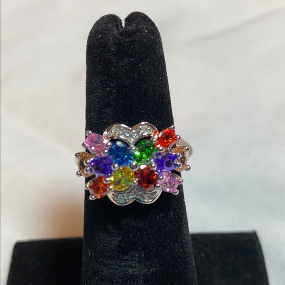 3.09ctw Multicolor Gemstone Simulants